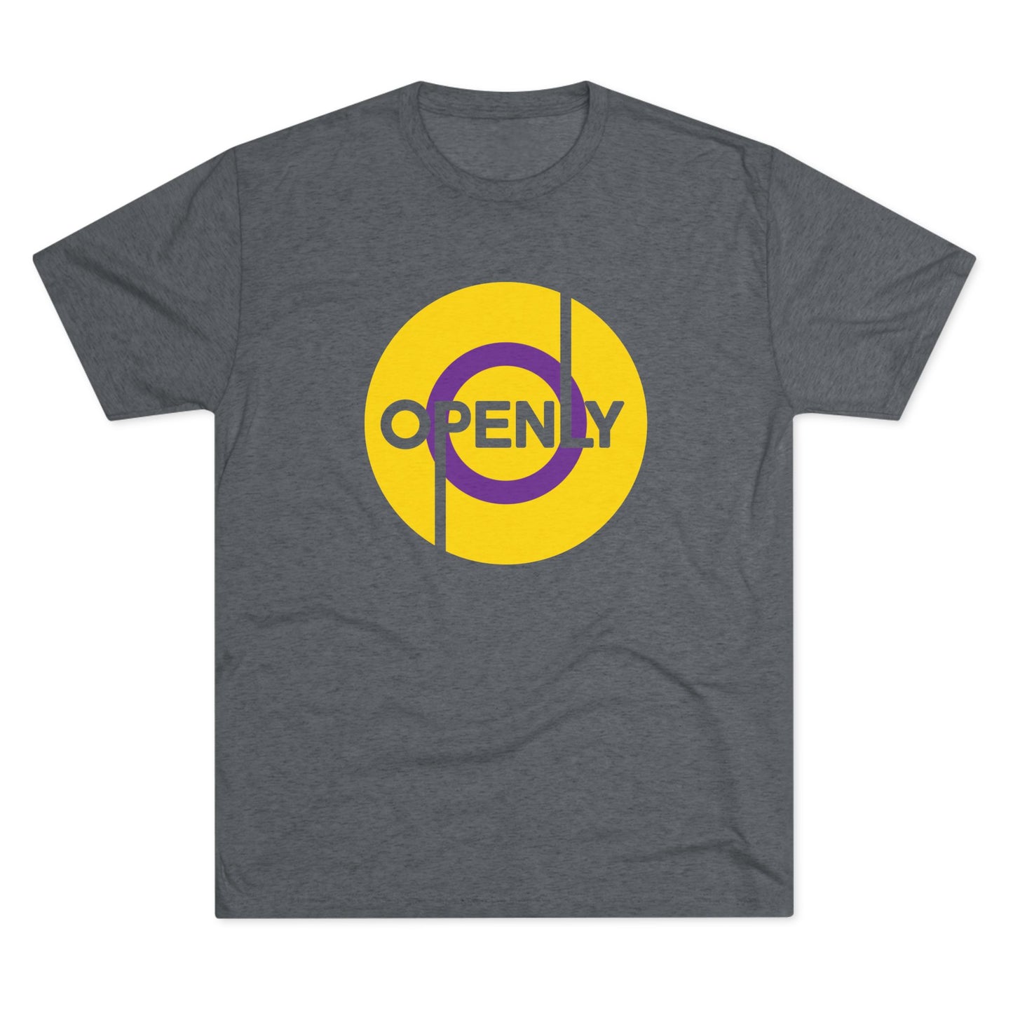Openly Intersex Unisex Tri-Blend Crew Tee