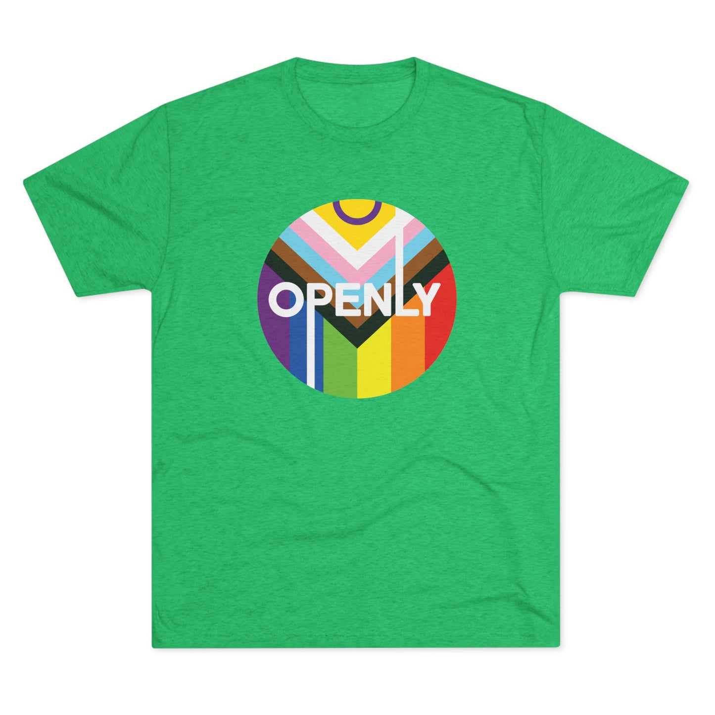 Openly LGBTQIA+ Unisex Tri-Blend Crew Tee