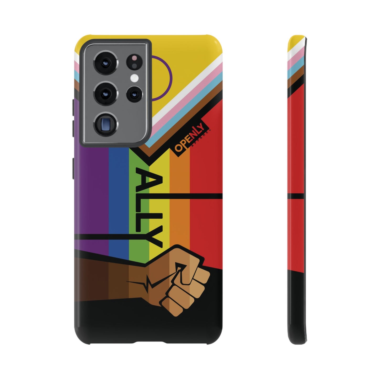 Ally Phone Case - Openly: Ally Design for LGBTQ+ & BIPOC Supporters