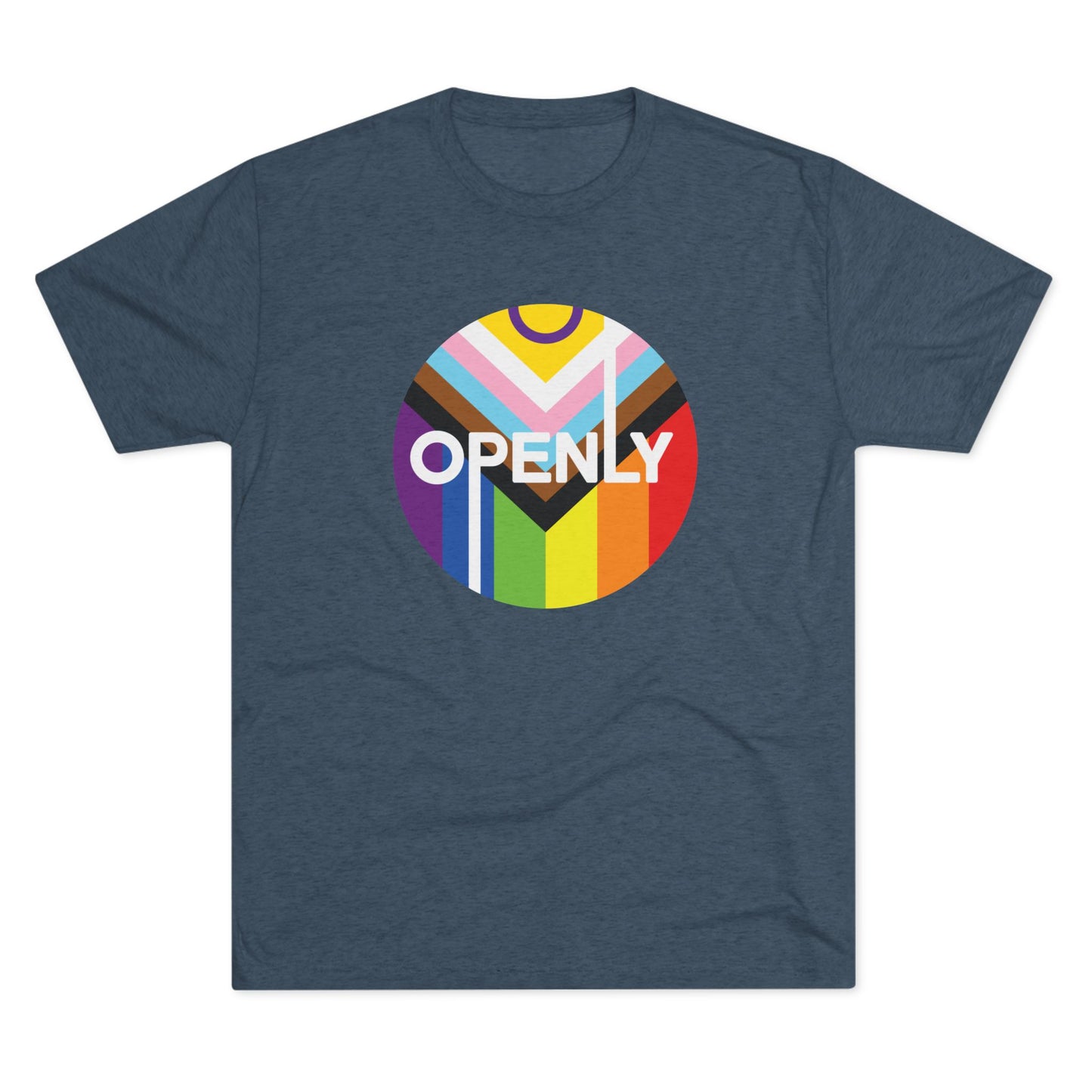 Openly LGBTQIA+ Unisex Tri-Blend Crew Tee