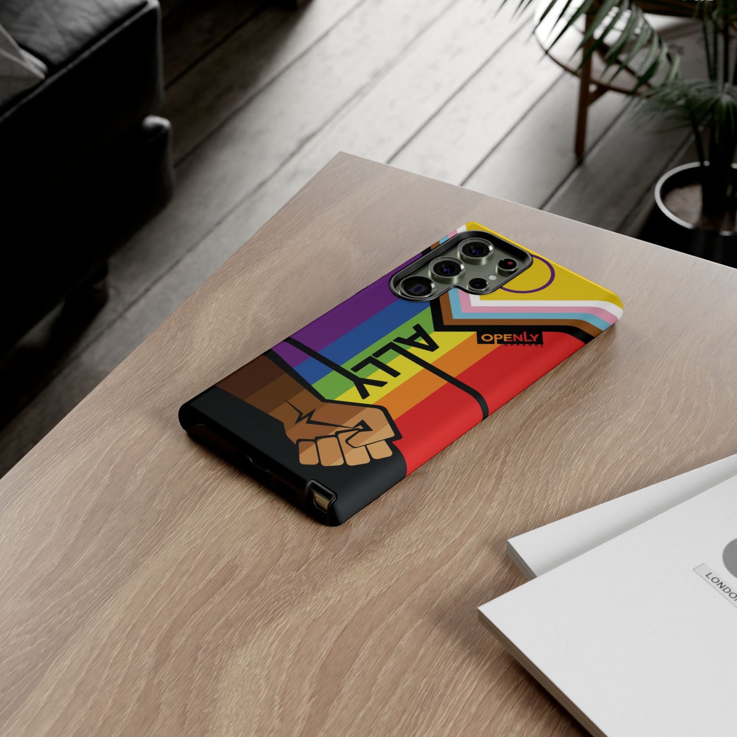 Ally Phone Case - Openly: Ally Design for LGBTQ+ & BIPOC Supporters