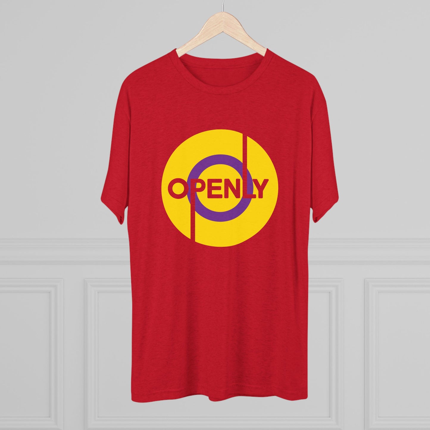 Openly Intersex Unisex Tri-Blend Crew Tee