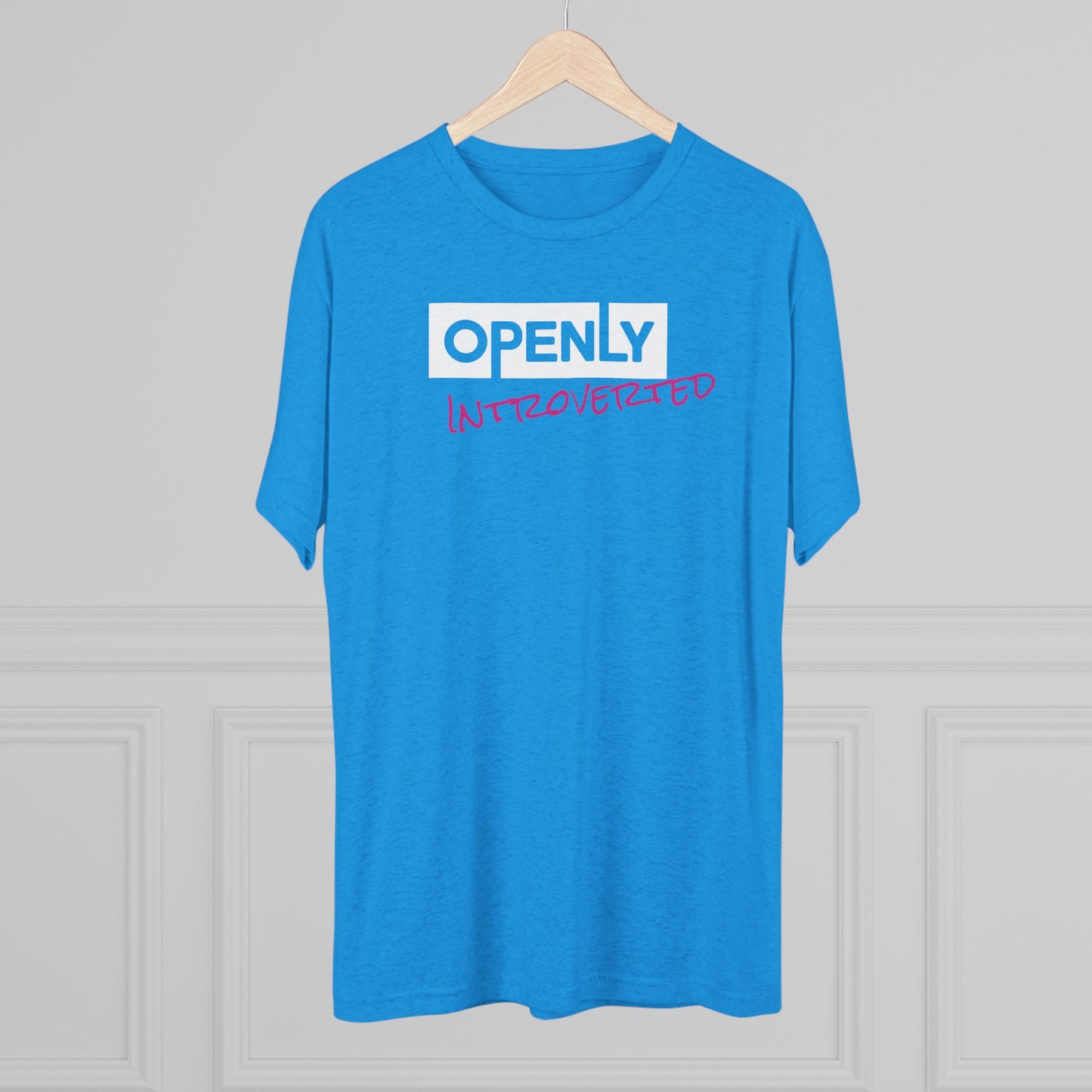 "Openly Introverted" Unisex Tri-Blend Crew Tee