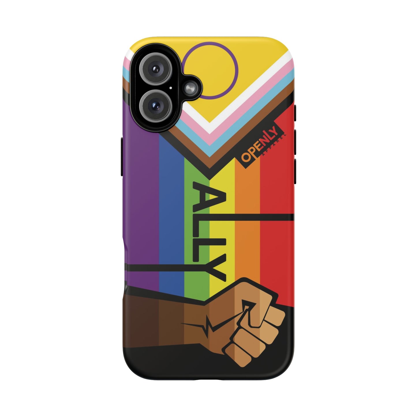 Ally Phone Case - Openly: Ally Design for LGBTQ+ & BIPOC Supporters