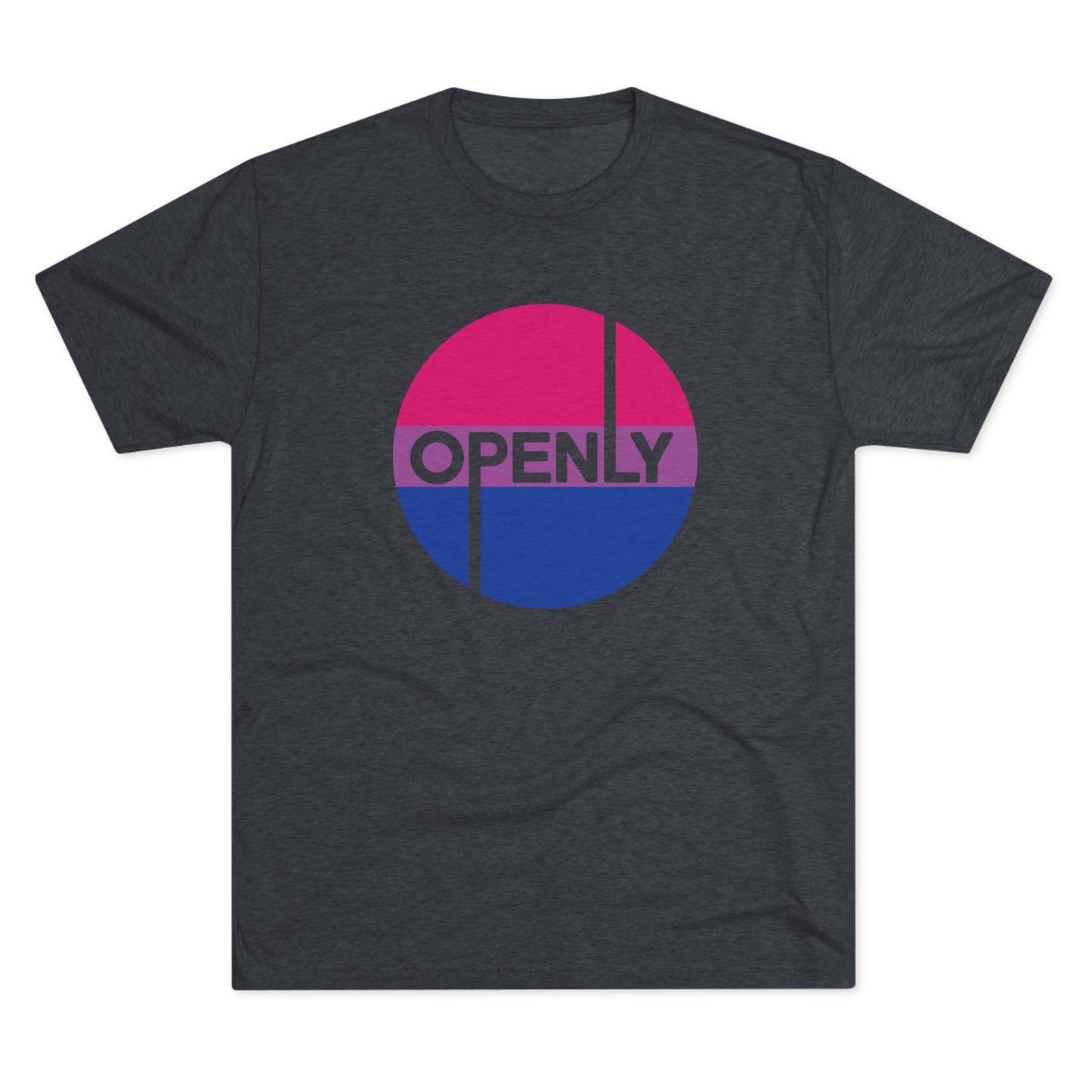 Openly Bi Unisex Tri-Blend Crew Tee