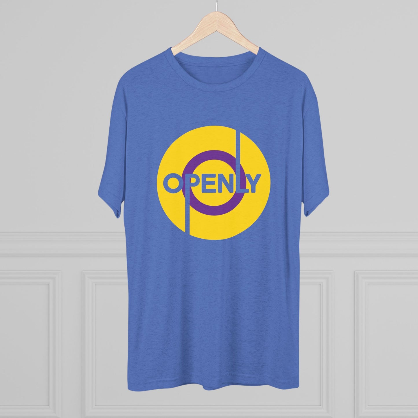 Openly Intersex Unisex Tri-Blend Crew Tee