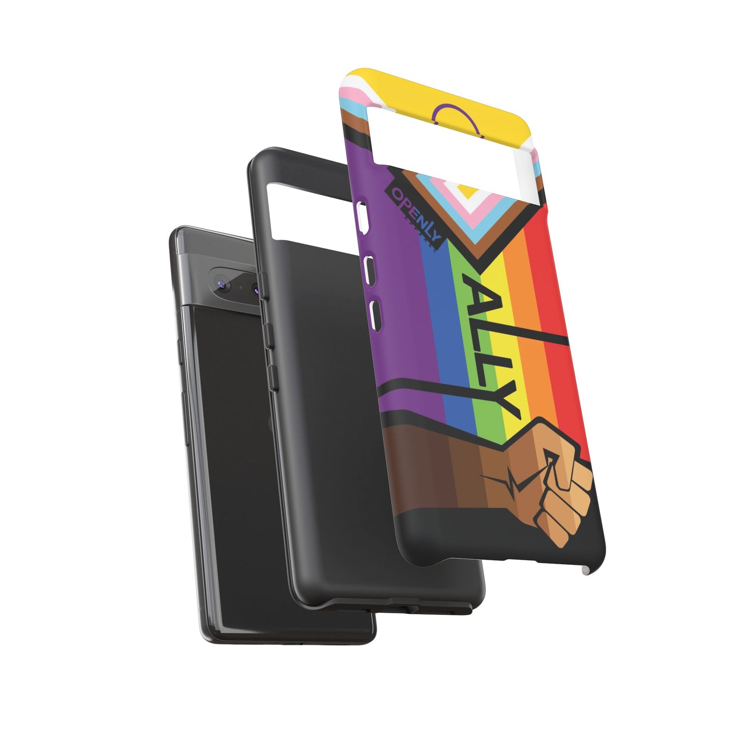 Ally Phone Case - Openly: Ally Design for LGBTQ+ & BIPOC Supporters