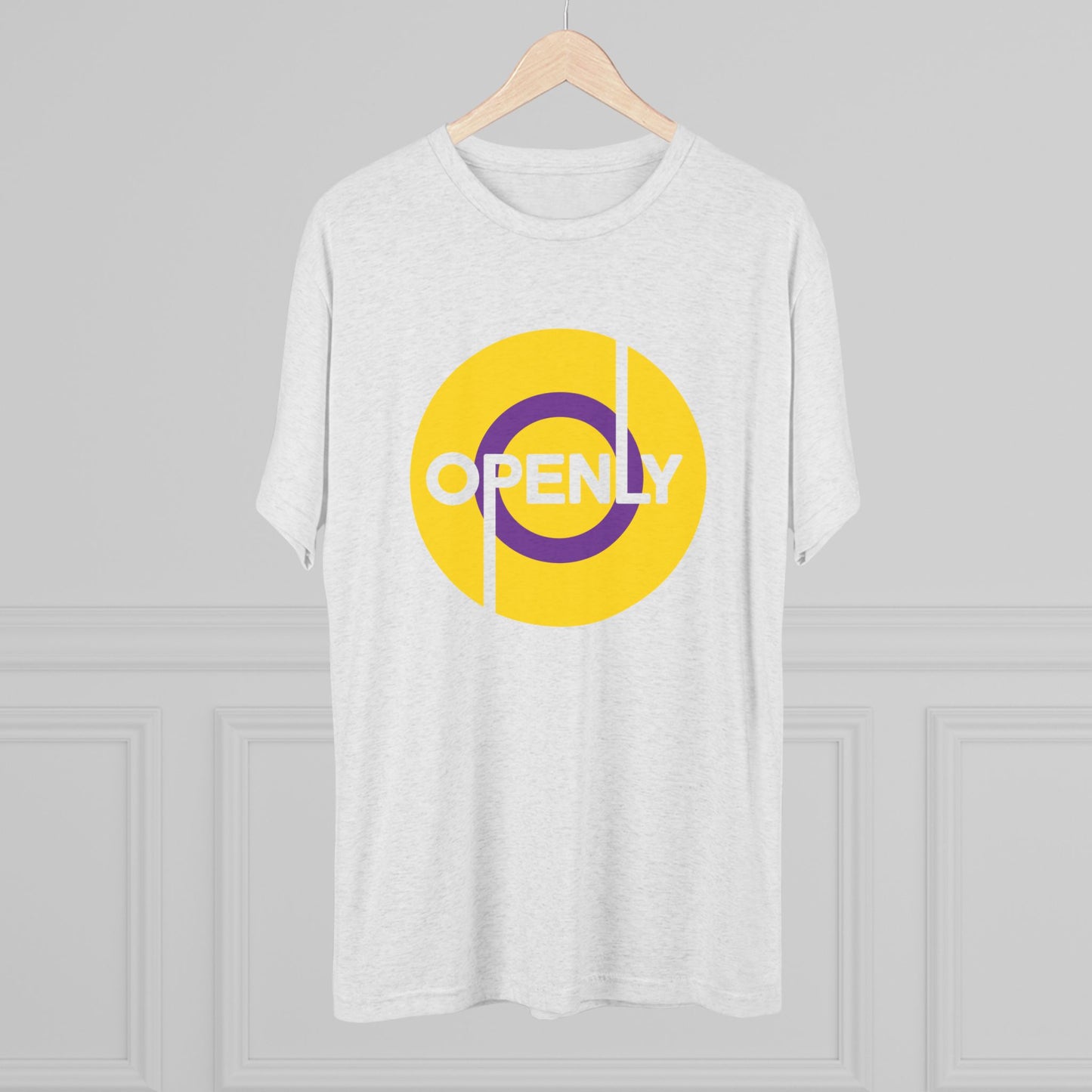Openly Intersex Unisex Tri-Blend Crew Tee
