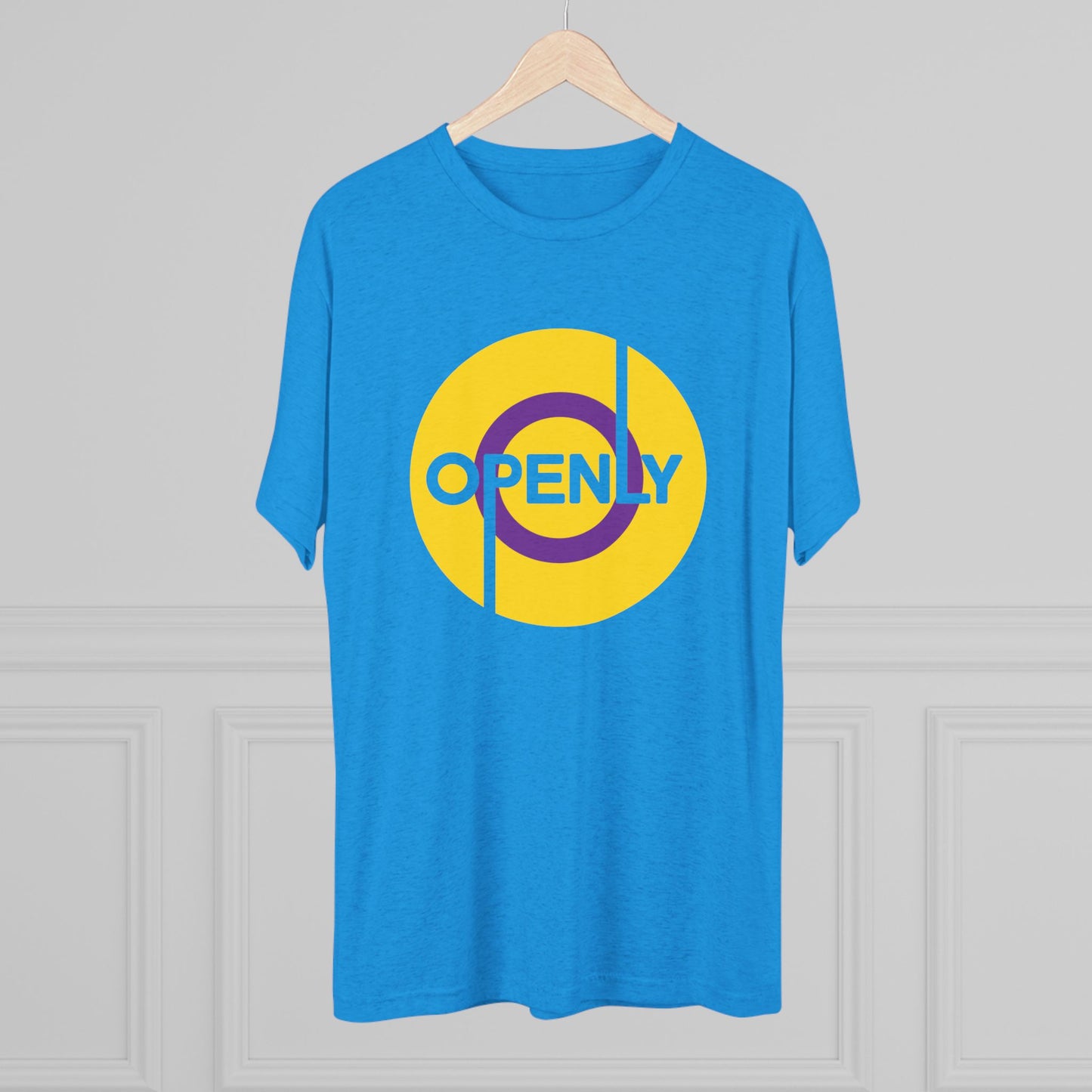 Openly Intersex Unisex Tri-Blend Crew Tee