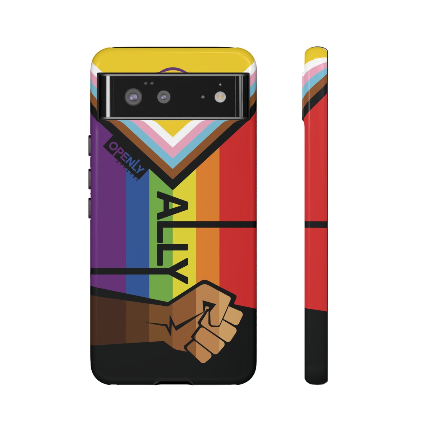 Ally Phone Case - Openly: Ally Design for LGBTQ+ & BIPOC Supporters