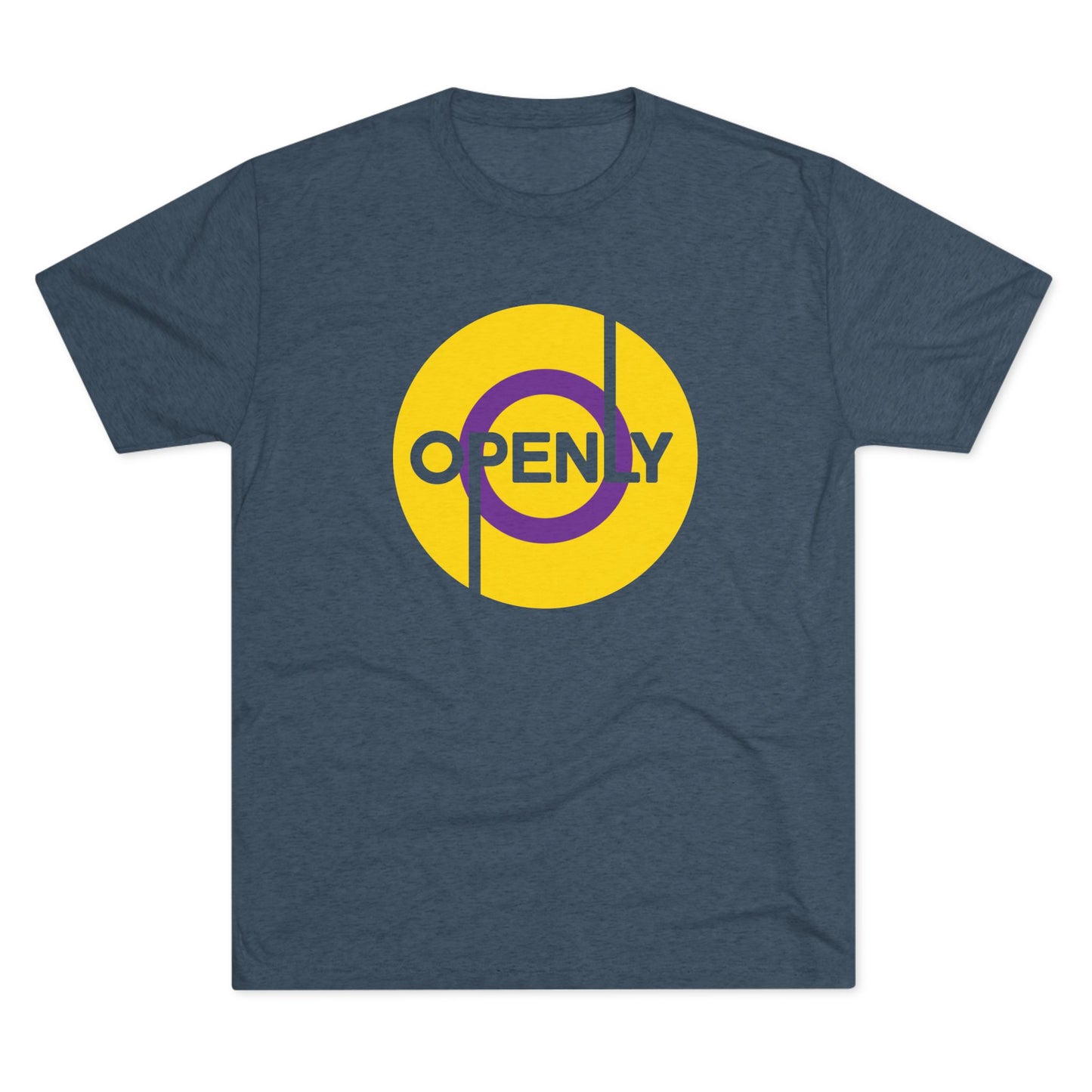 Openly Intersex Unisex Tri-Blend Crew Tee