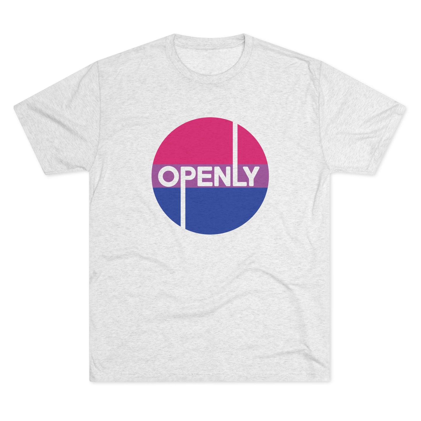 Openly Bi Unisex Tri-Blend Crew Tee