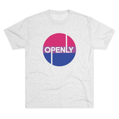 Openly Bi Unisex Tri-Blend Crew Tee