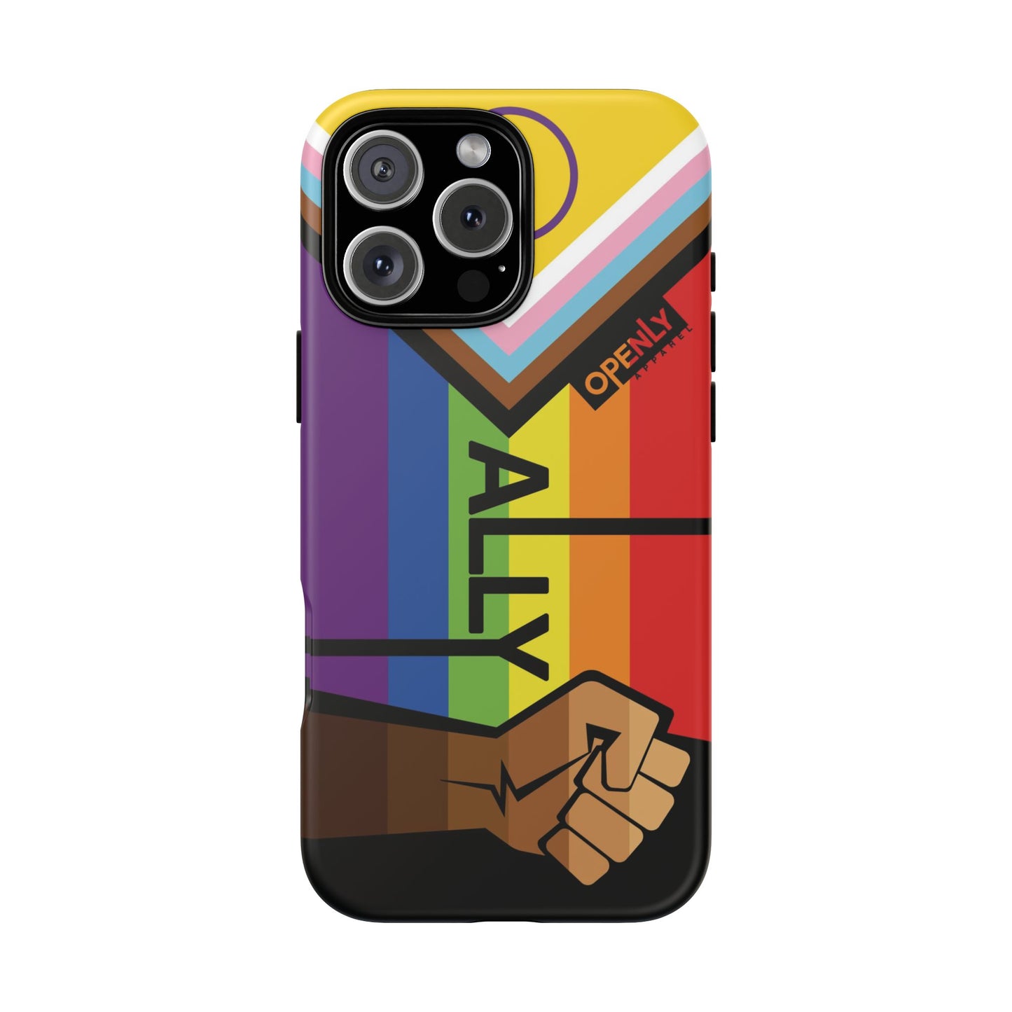 Ally Phone Case - Openly: Ally Design for LGBTQ+ & BIPOC Supporters