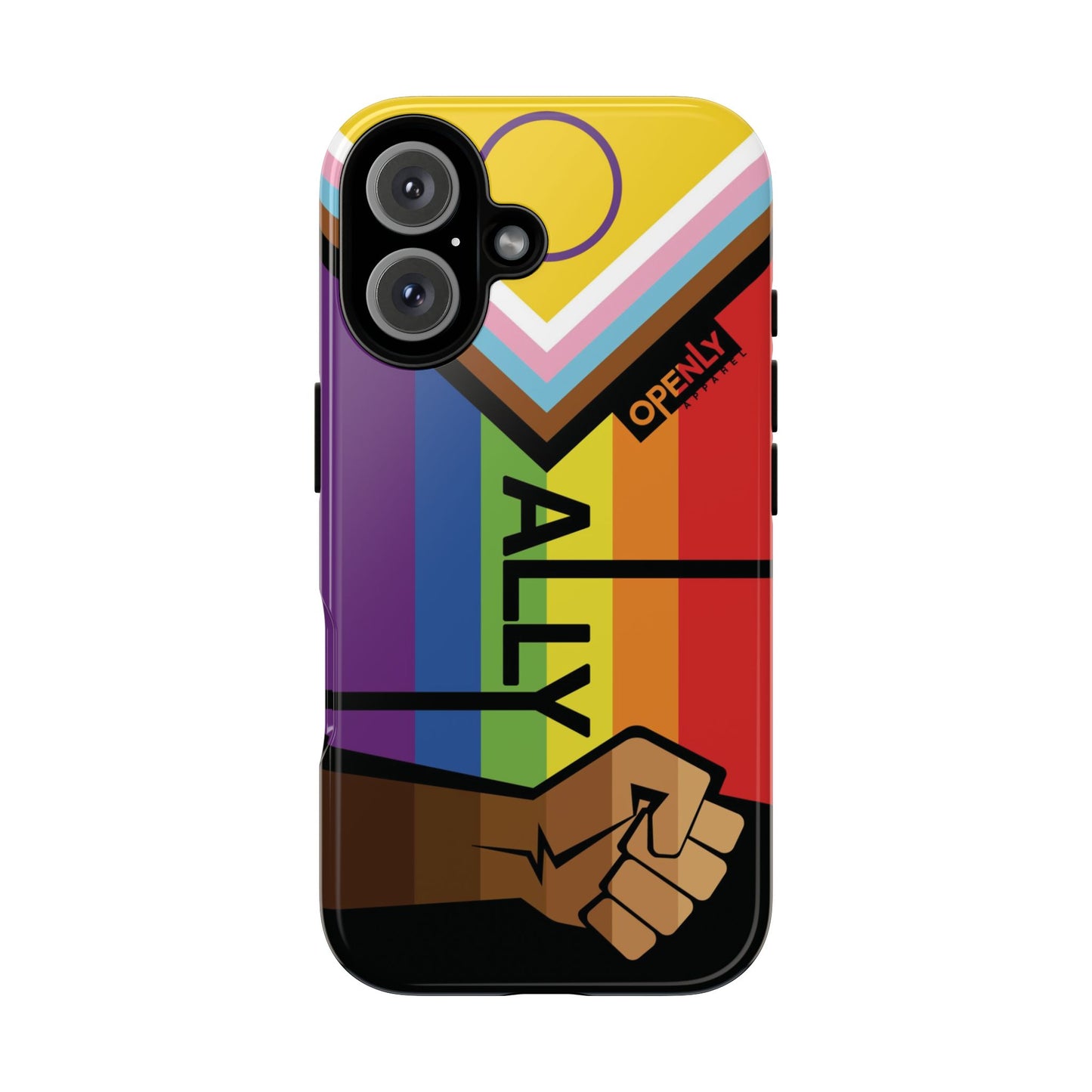 Ally Phone Case - Openly: Ally Design for LGBTQ+ & BIPOC Supporters
