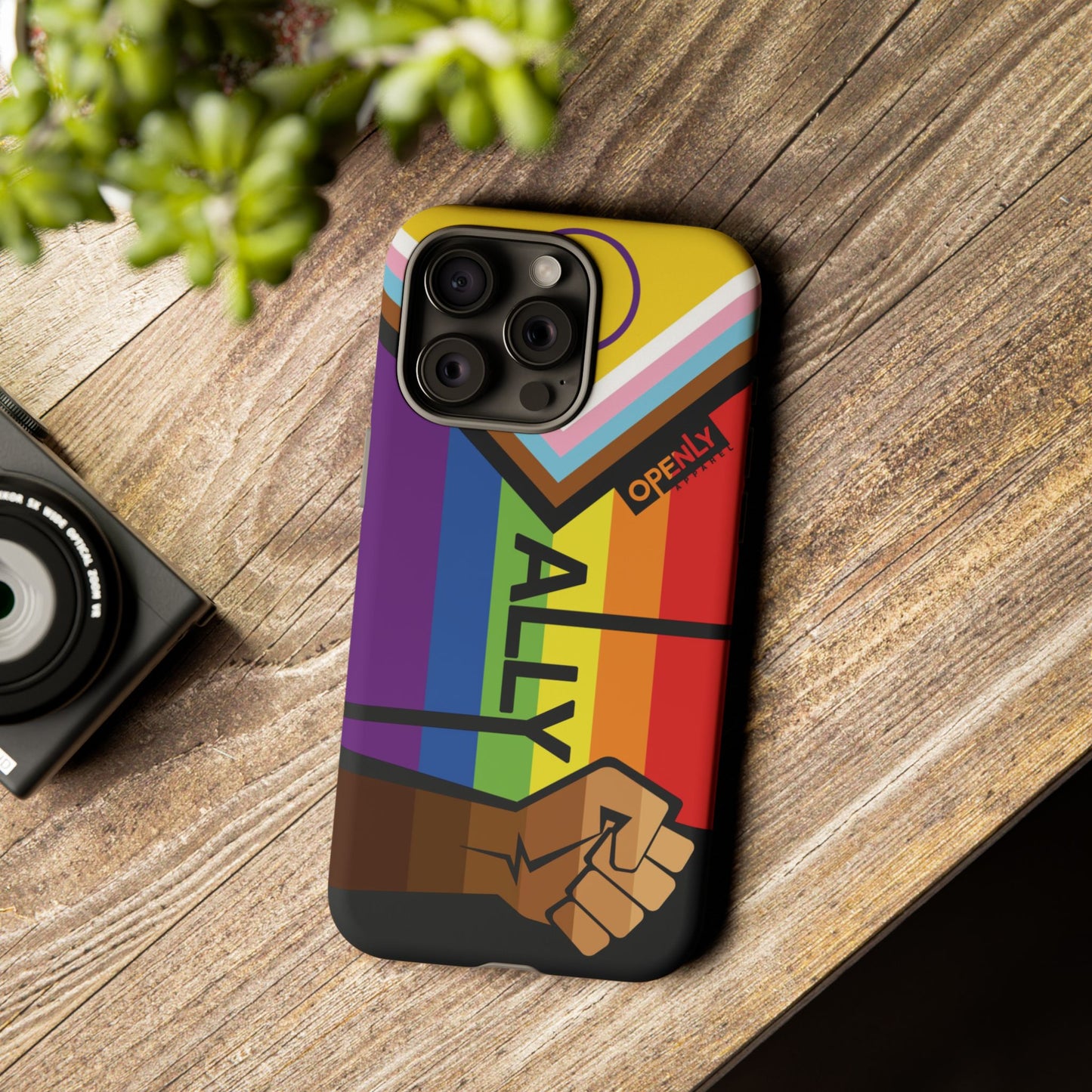 Ally Phone Case - Openly: Ally Design for LGBTQ+ & BIPOC Supporters