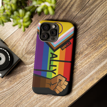 Ally Phone Case - Openly: Ally Design for LGBTQ+ & BIPOC Supporters