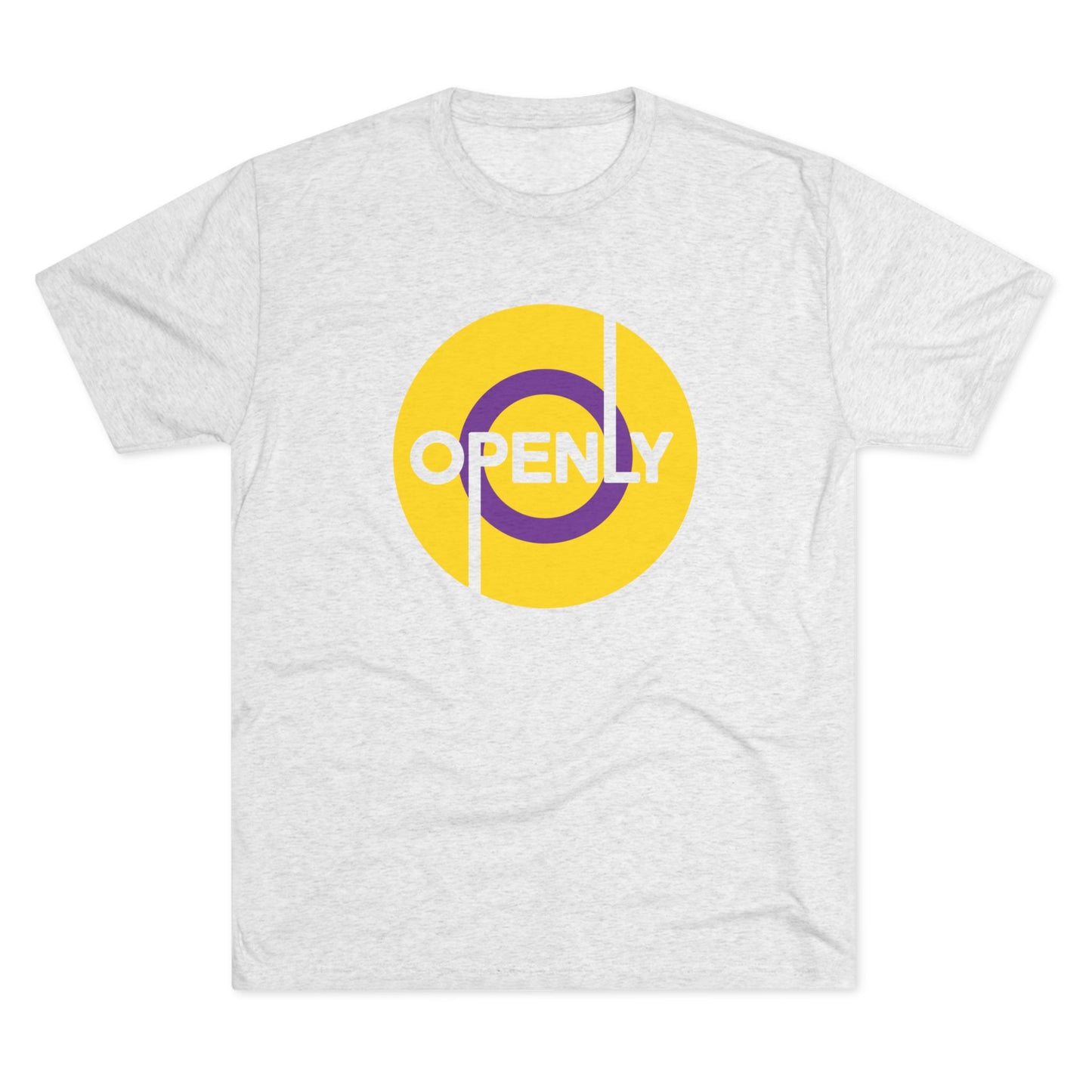 Openly Intersex Unisex Tri-Blend Crew Tee
