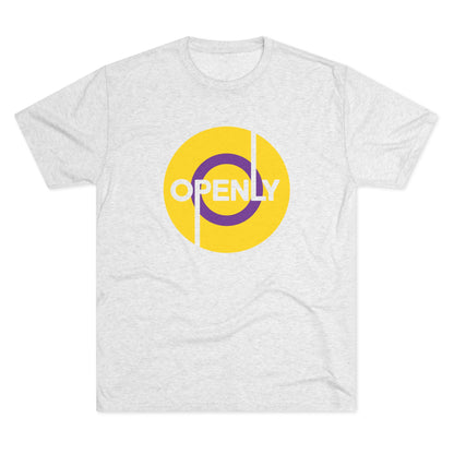 Openly Intersex Unisex Tri-Blend Crew Tee