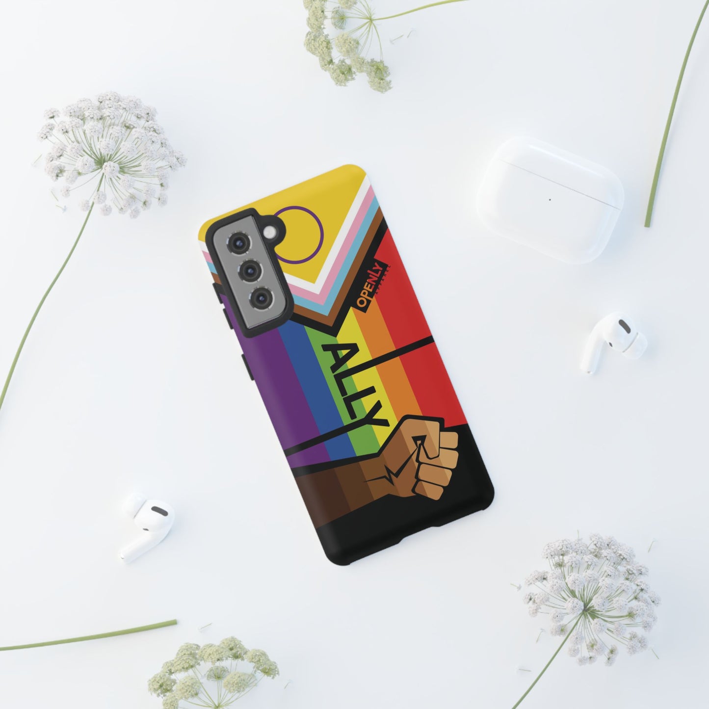Ally Phone Case - Openly: Ally Design for LGBTQ+ & BIPOC Supporters