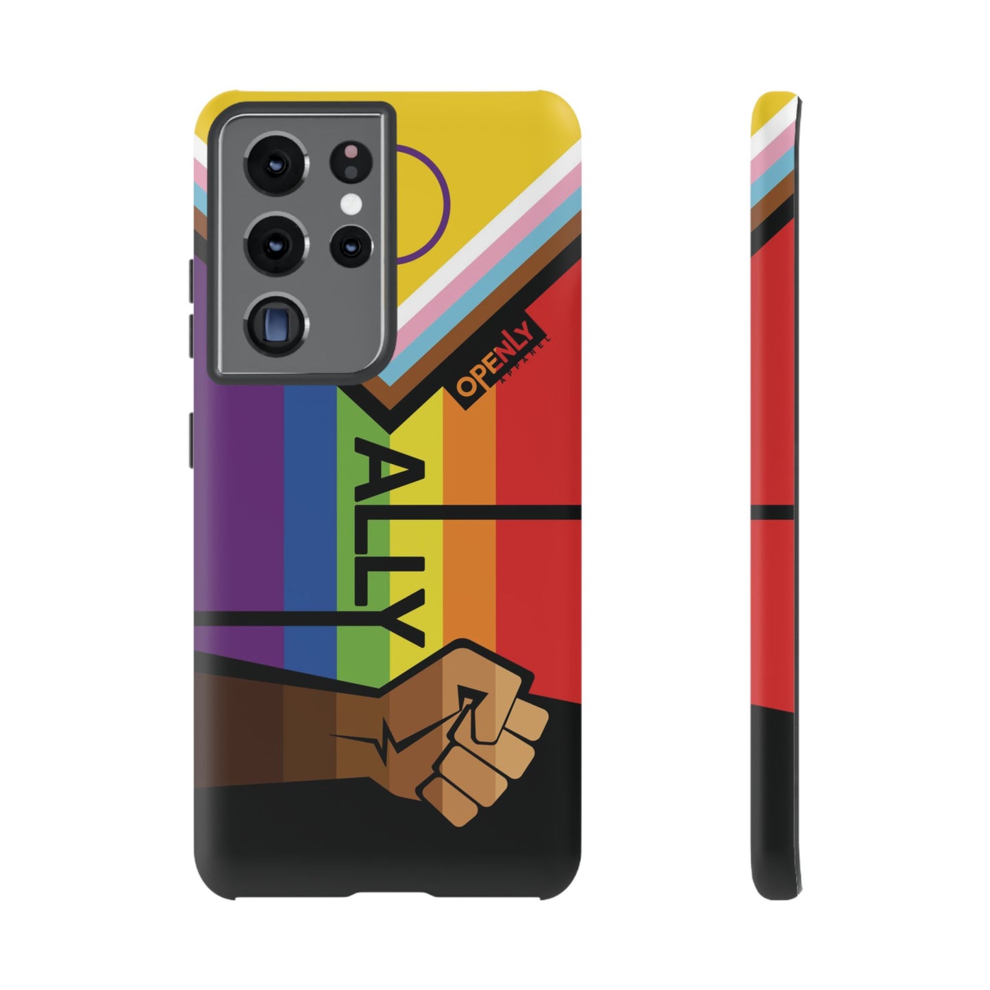 Ally Phone Case - Openly: Ally Design for LGBTQ+ & BIPOC Supporters