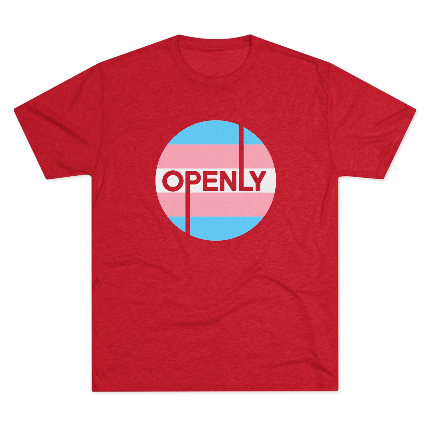 Openly Trans Unisex Tri-Blend Crew Tee