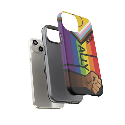 Ally Phone Case - Openly: Ally Design for LGBTQ+ & BIPOC Supporters