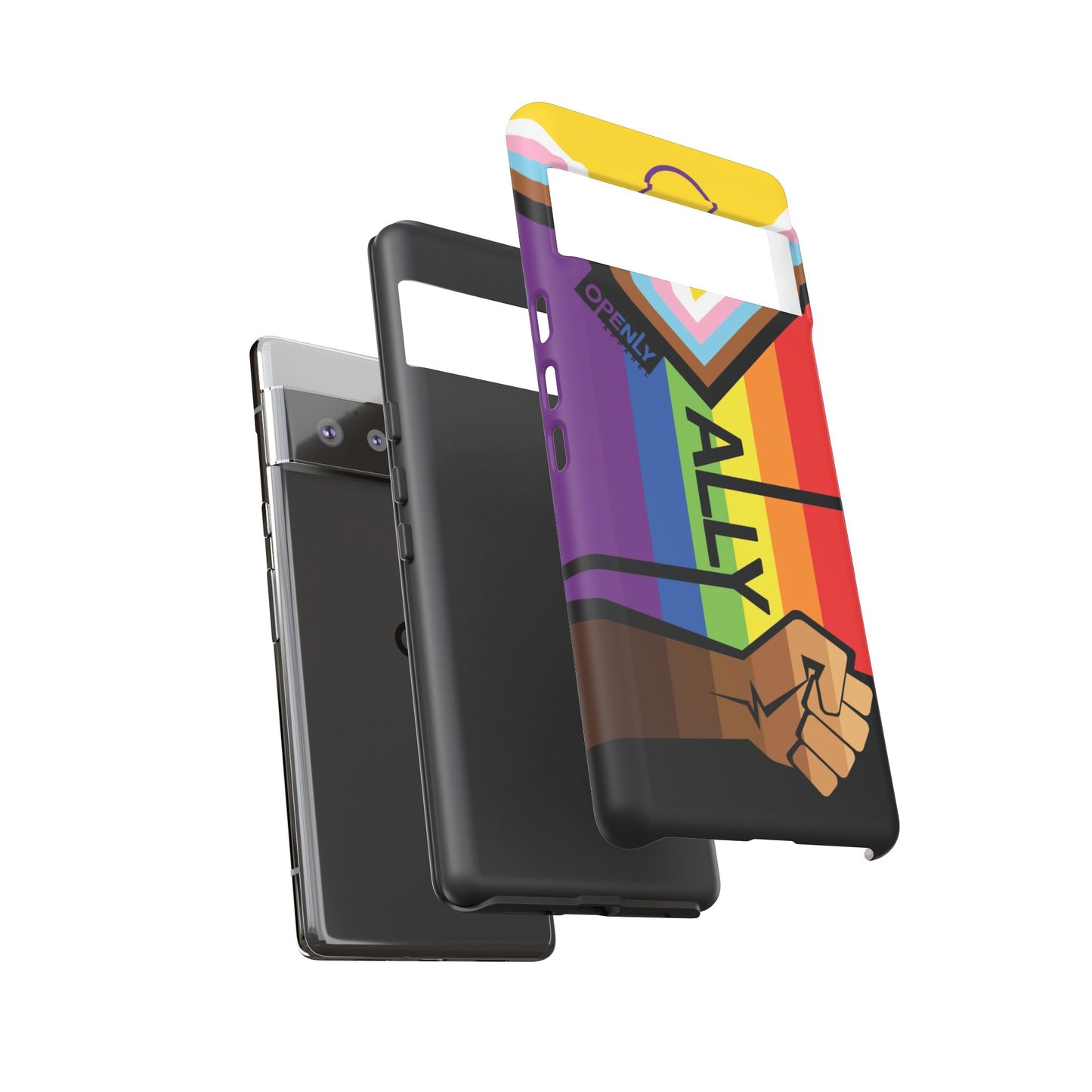 Ally Phone Case - Openly: Ally Design for LGBTQ+ & BIPOC Supporters