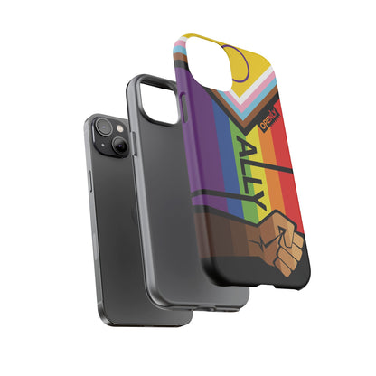 Ally Phone Case - Openly: Ally Design for LGBTQ+ & BIPOC Supporters