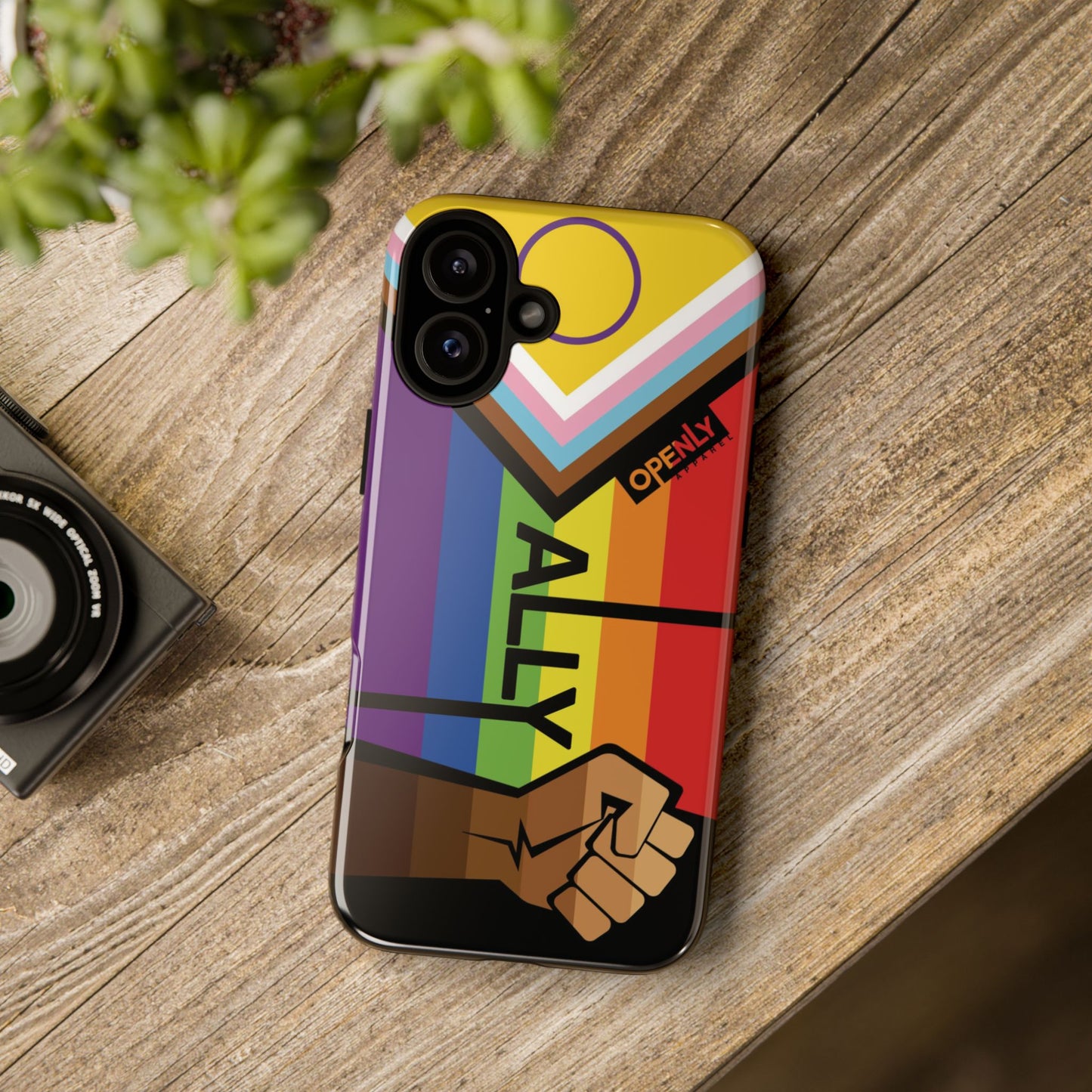 Ally Phone Case - Openly: Ally Design for LGBTQ+ & BIPOC Supporters