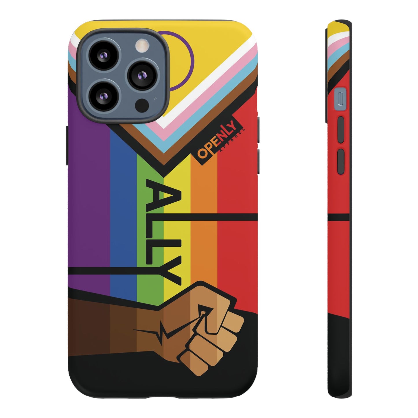 Ally Phone Case - Openly: Ally Design for LGBTQ+ & BIPOC Supporters