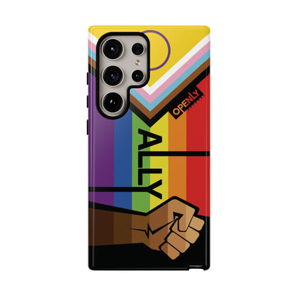 Ally Phone Case - Openly: Ally Design for LGBTQ+ & BIPOC Supporters