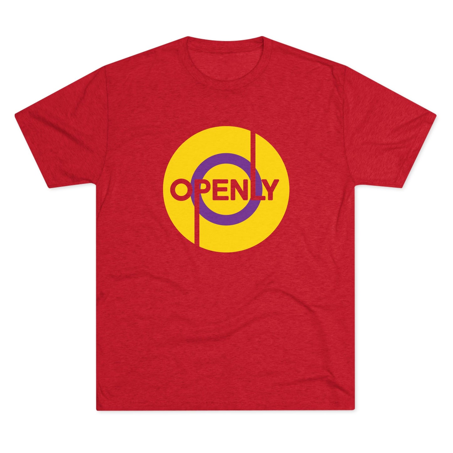 Openly Intersex Unisex Tri-Blend Crew Tee