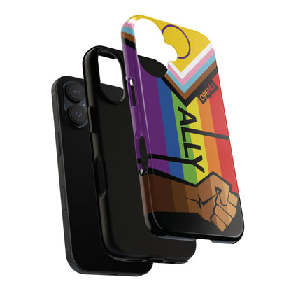 Ally Phone Case - Openly: Ally Design for LGBTQ+ & BIPOC Supporters