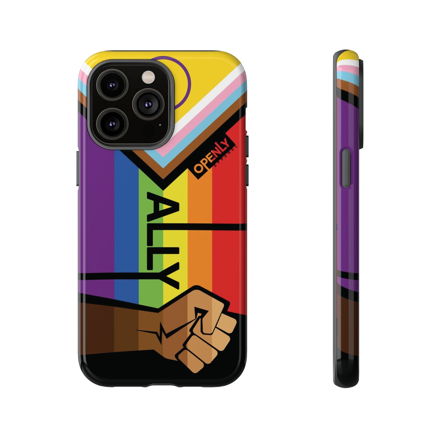 Ally Phone Case - Openly: Ally Design for LGBTQ+ & BIPOC Supporters