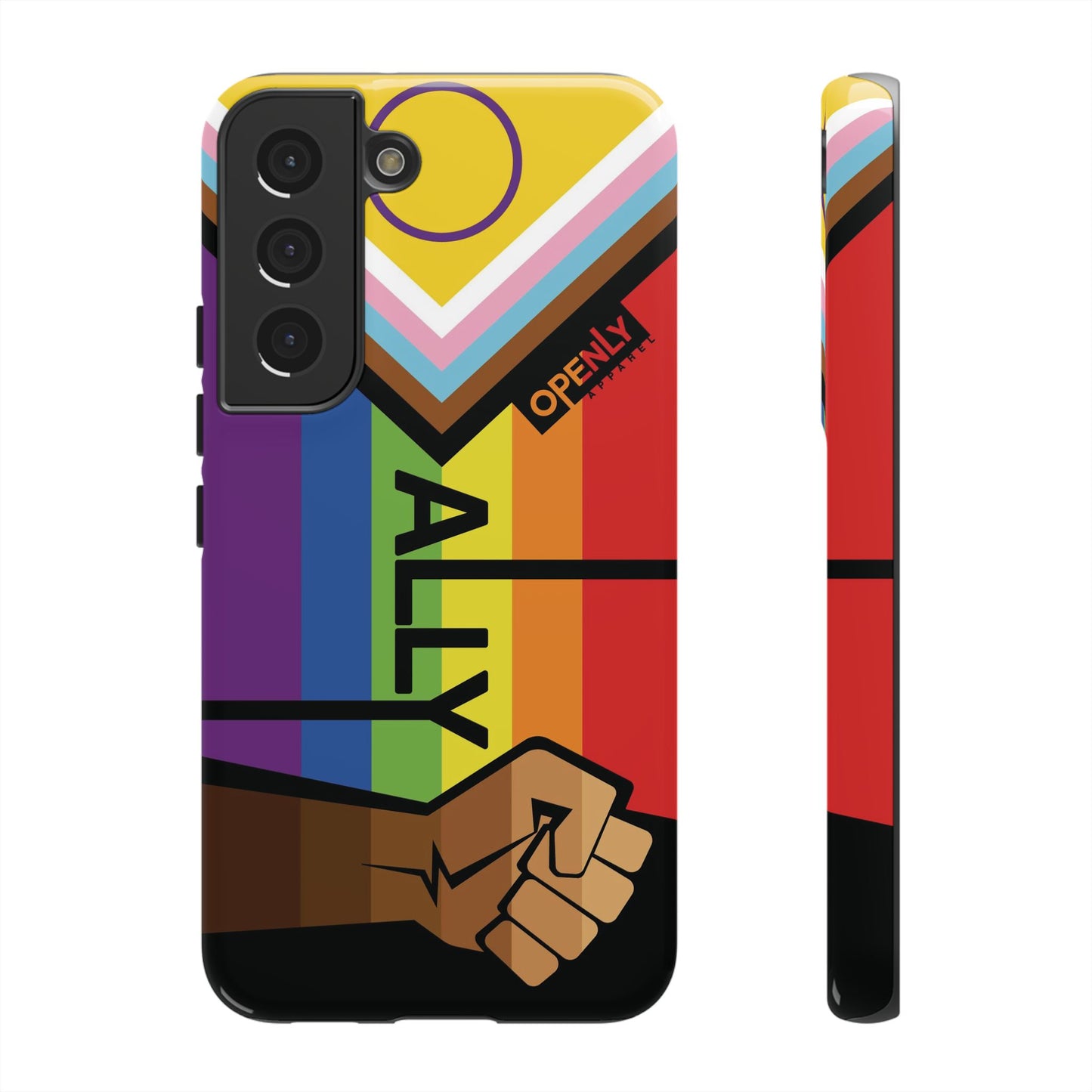 Ally Phone Case - Openly: Ally Design for LGBTQ+ & BIPOC Supporters