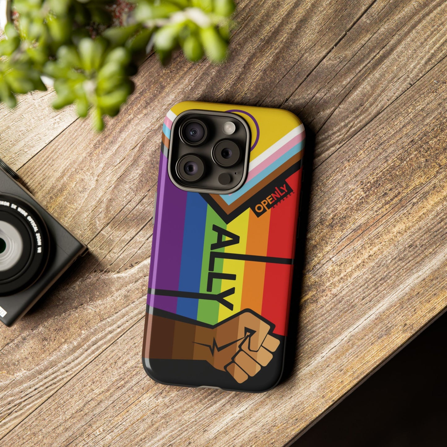 Ally Phone Case - Openly: Ally Design for LGBTQ+ & BIPOC Supporters