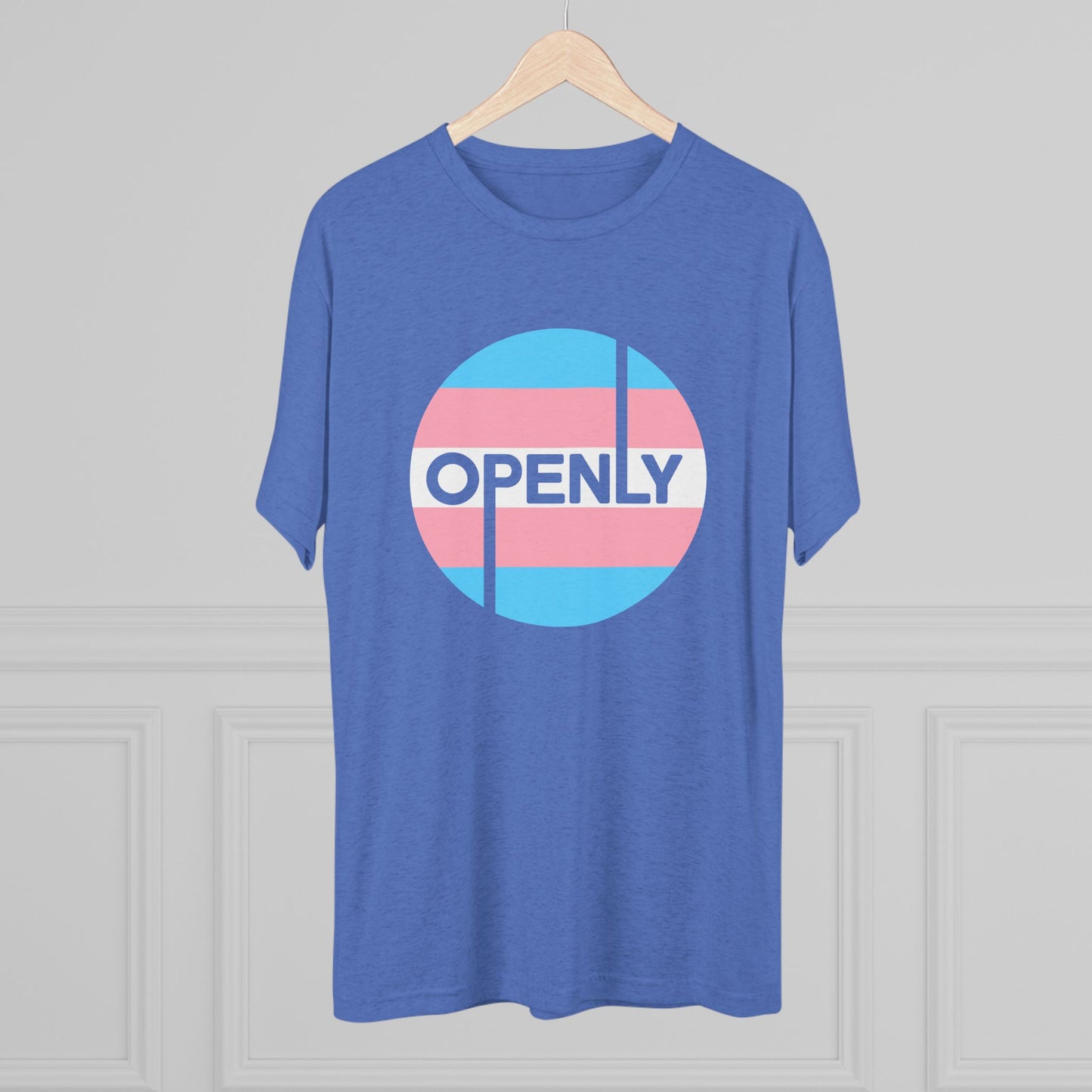 Openly Trans Unisex Tri-Blend Crew Tee