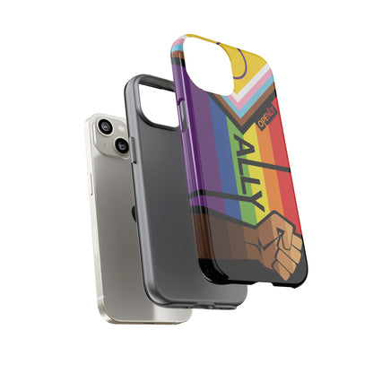 Ally Phone Case - Openly: Ally Design for LGBTQ+ & BIPOC Supporters