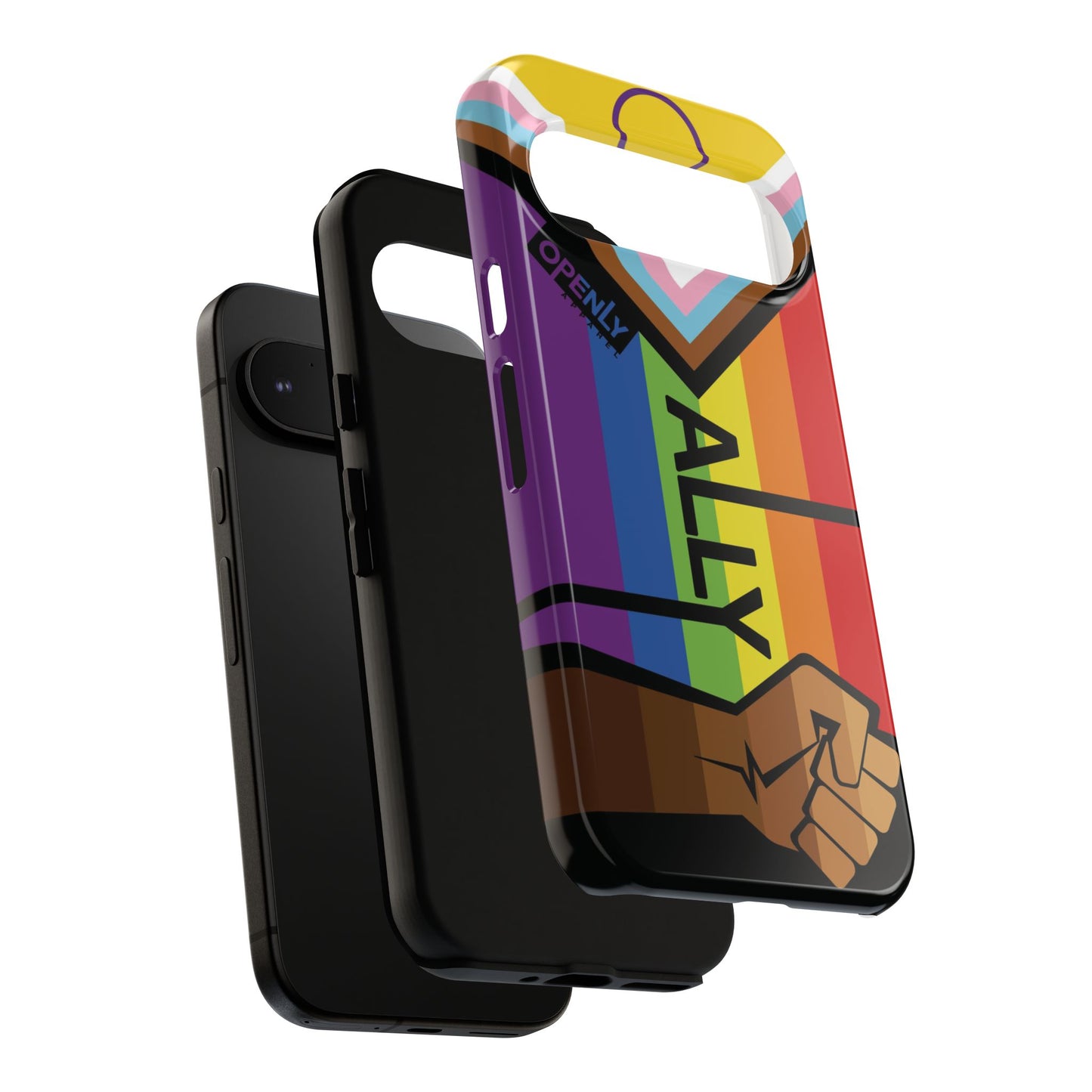 Ally Phone Case - Openly: Ally Design for LGBTQ+ & BIPOC Supporters