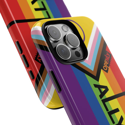 Ally Phone Case - Openly: Ally Design for LGBTQ+ & BIPOC Supporters