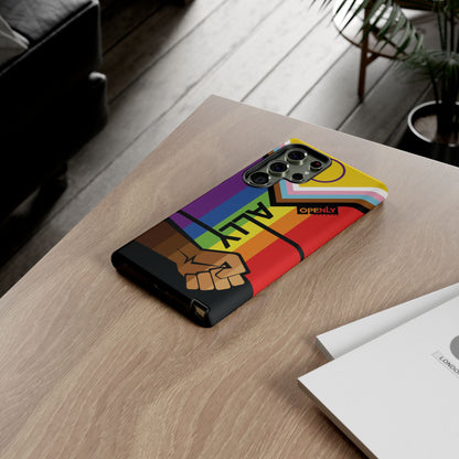 Ally Phone Case - Openly: Ally Design for LGBTQ+ & BIPOC Supporters