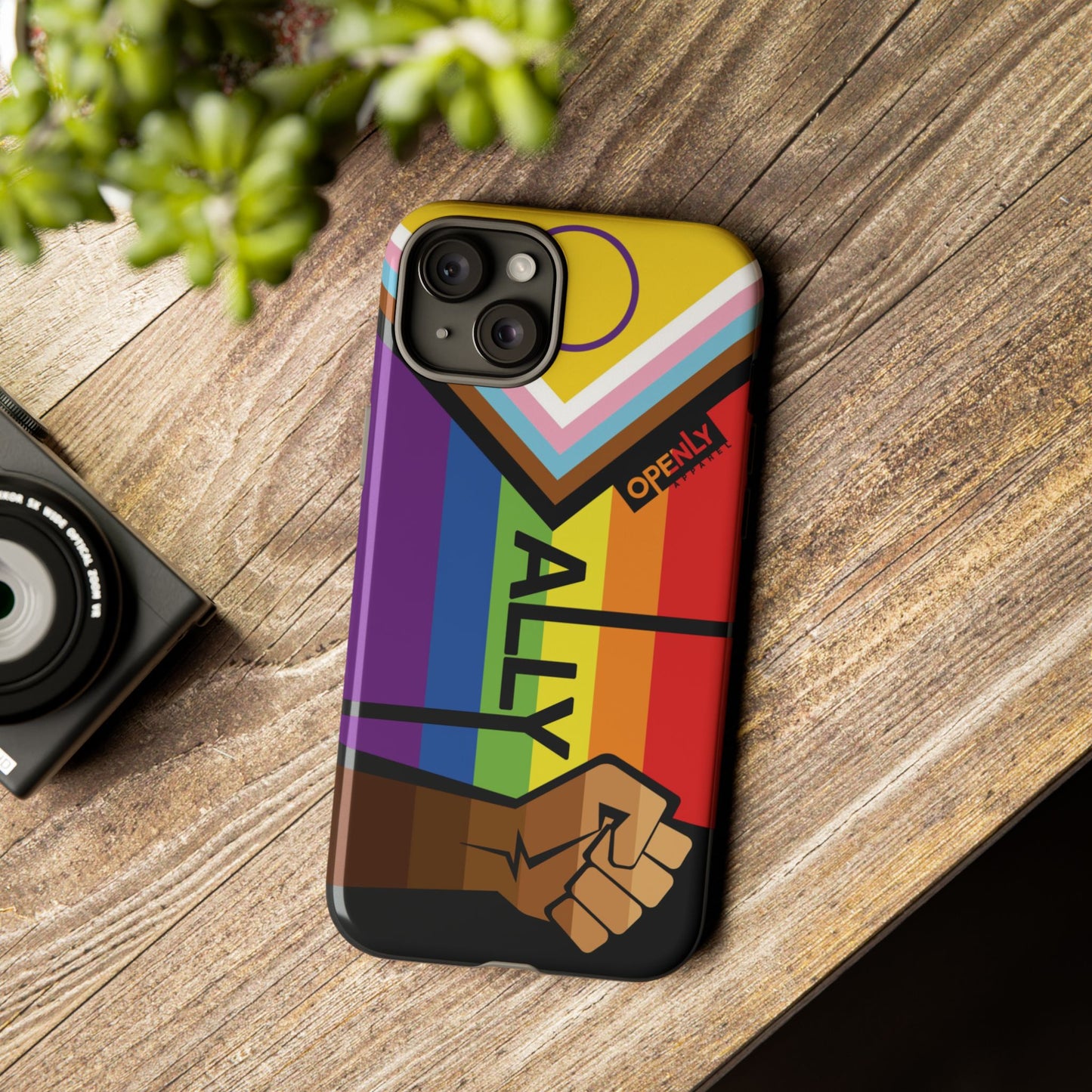 Ally Phone Case - Openly: Ally Design for LGBTQ+ & BIPOC Supporters