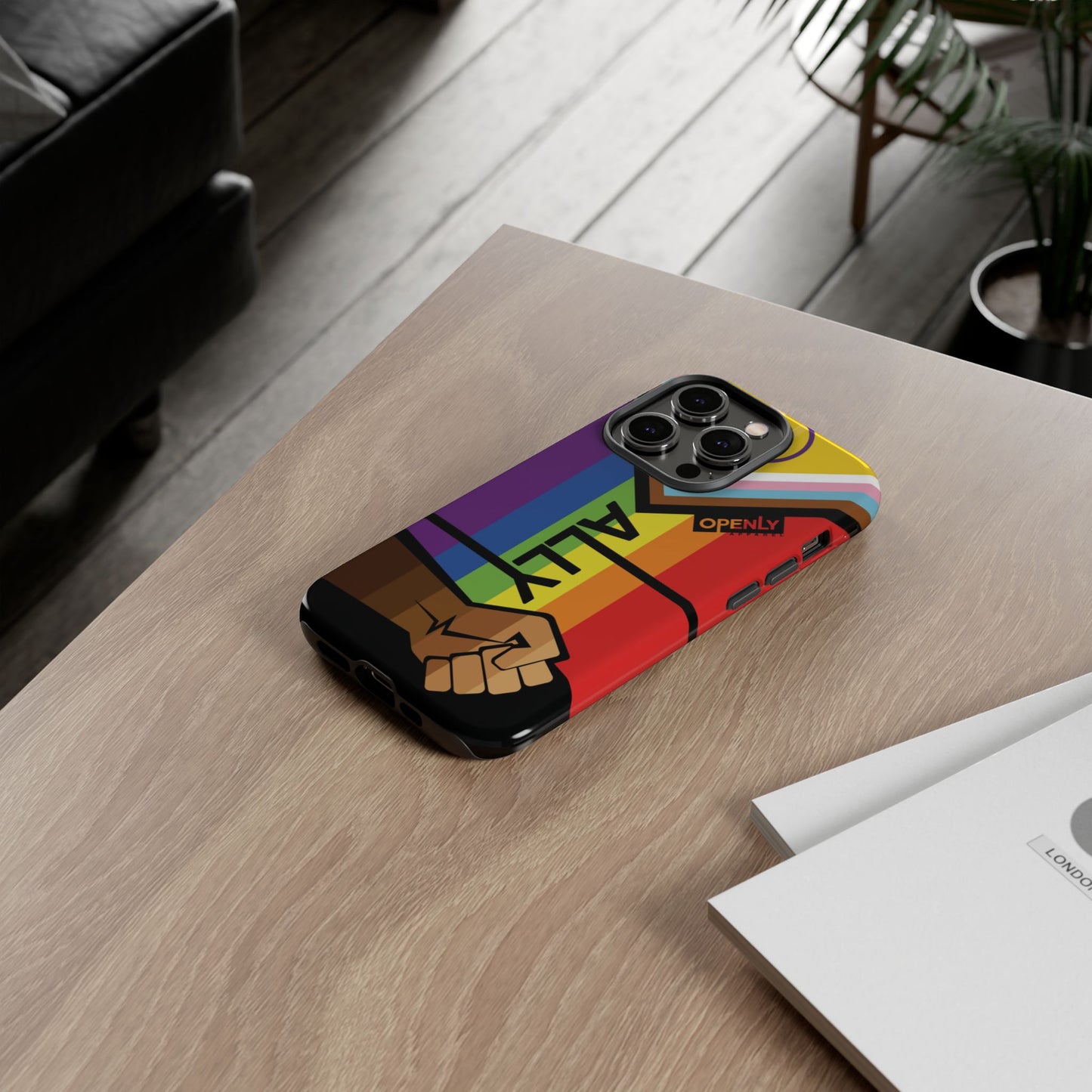 Ally Phone Case - Openly: Ally Design for LGBTQ+ & BIPOC Supporters
