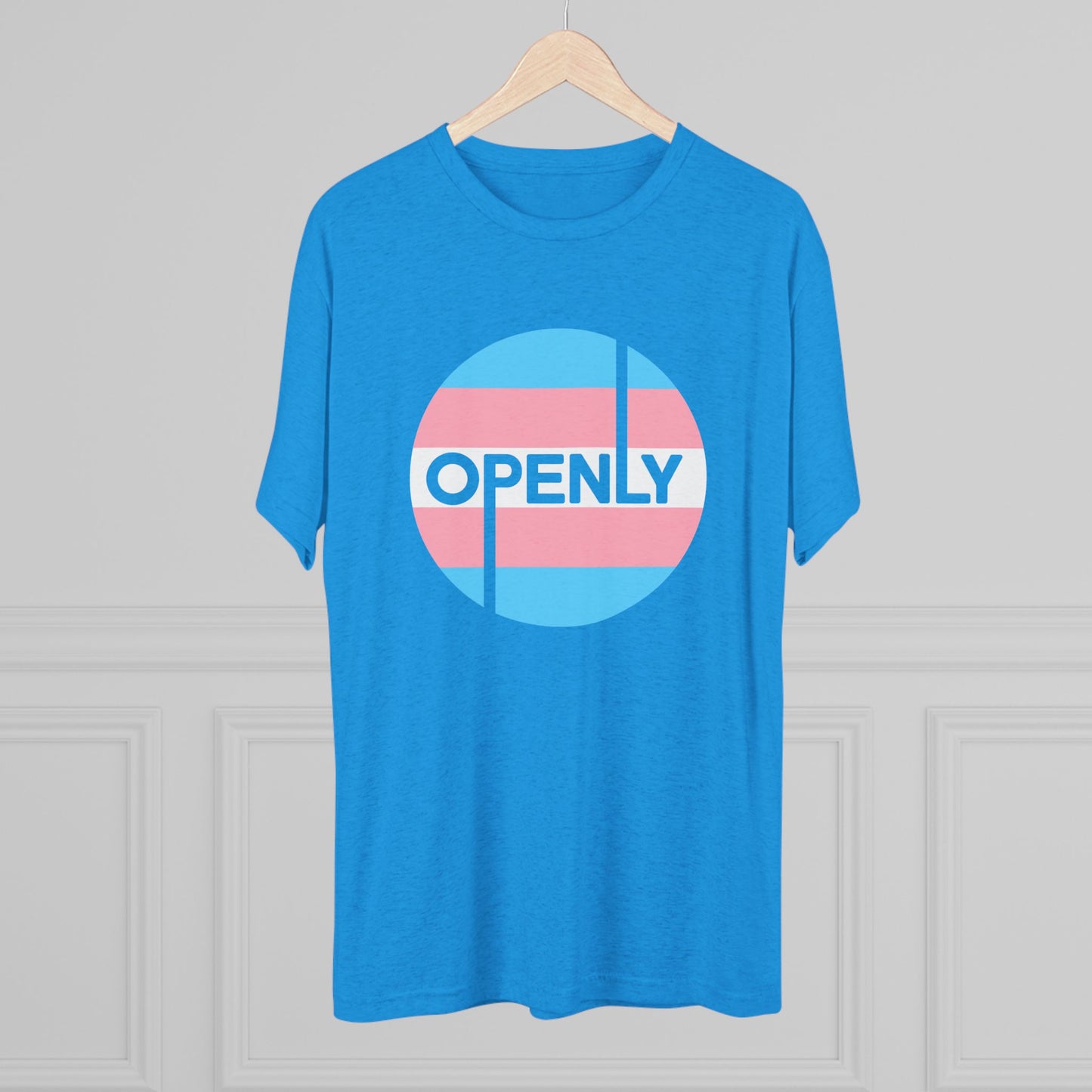 Openly Trans Unisex Tri-Blend Crew Tee