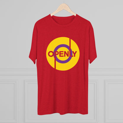 Openly Intersex Unisex Tri-Blend Crew Tee