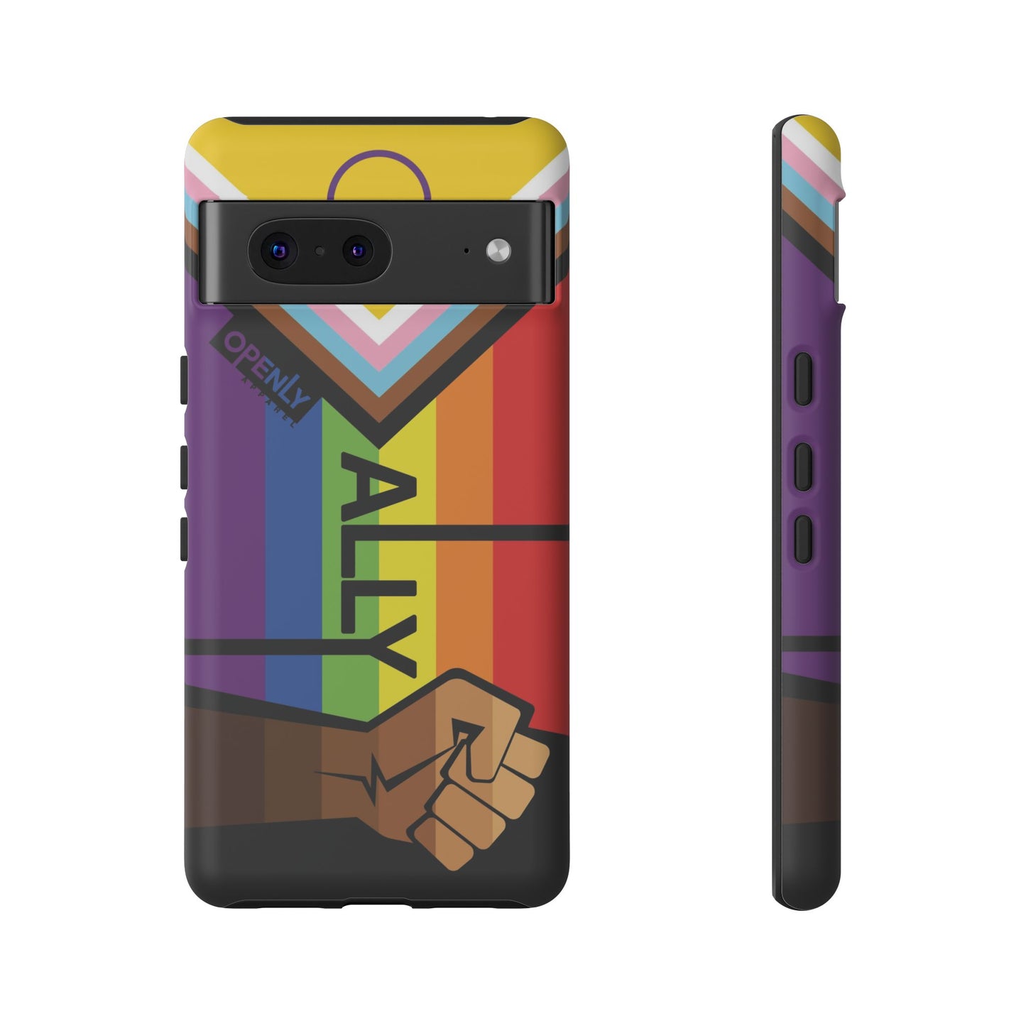 Ally Phone Case - Openly: Ally Design for LGBTQ+ & BIPOC Supporters