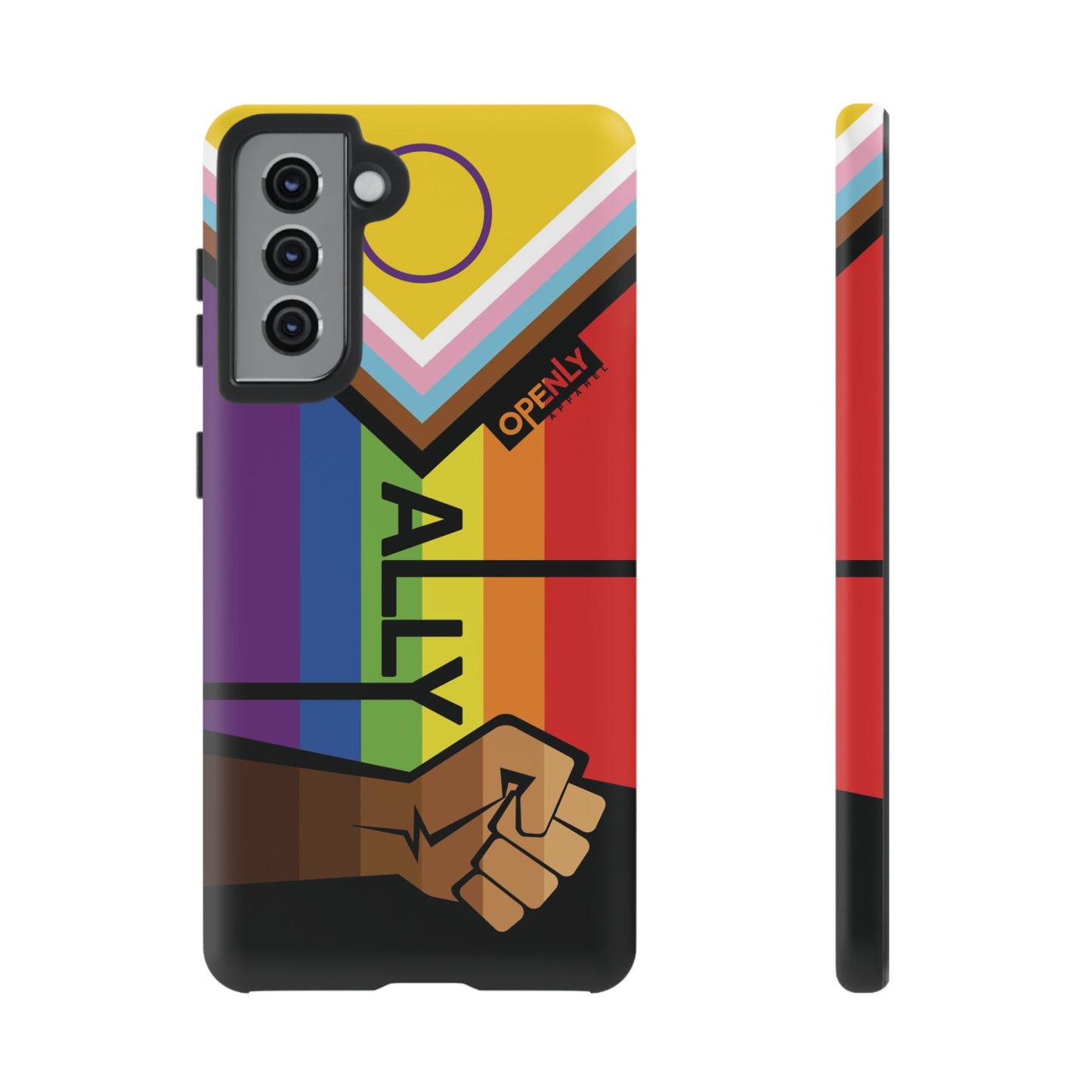 Ally Phone Case - Openly: Ally Design for LGBTQ+ & BIPOC Supporters