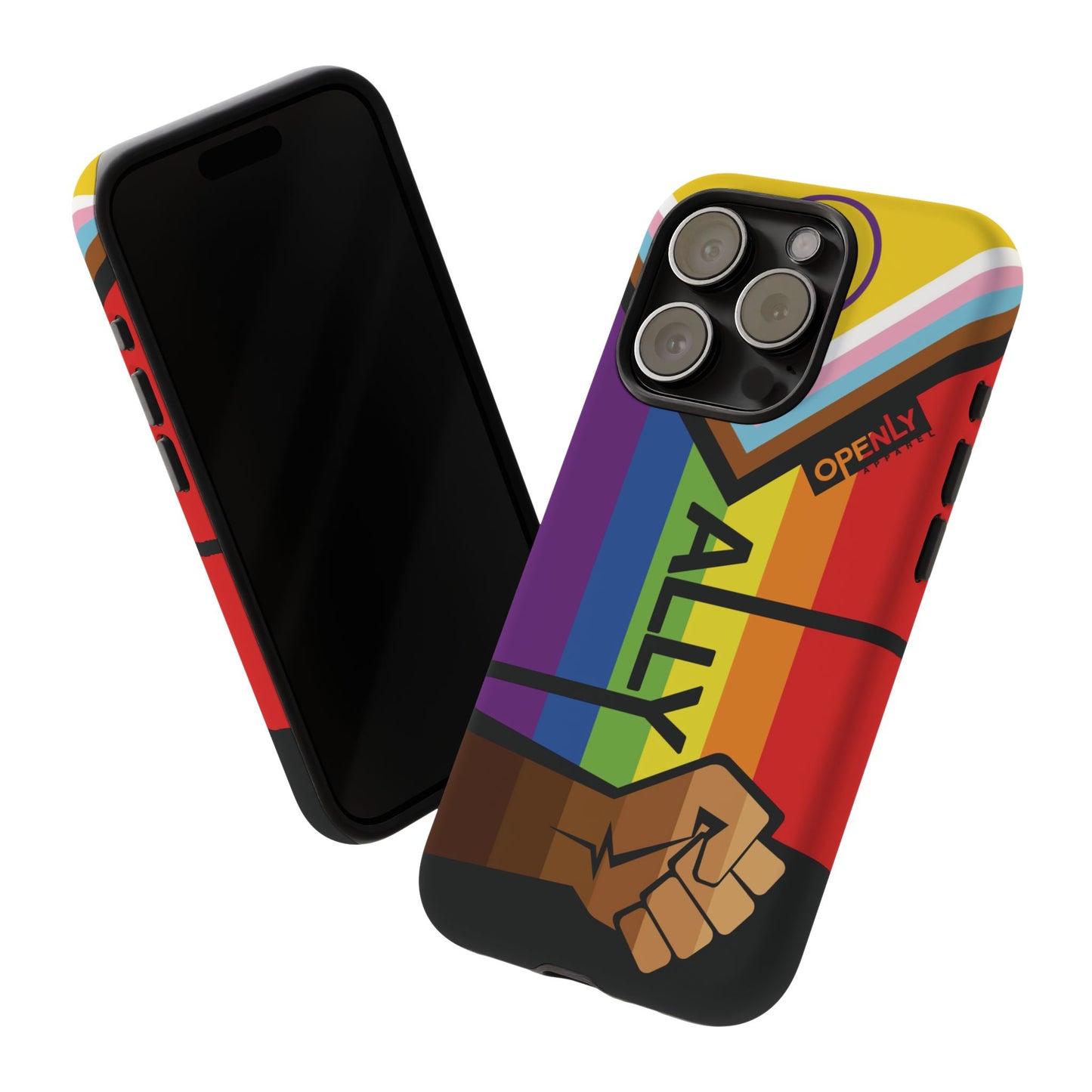 Ally Phone Case - Openly: Ally Design for LGBTQ+ & BIPOC Supporters