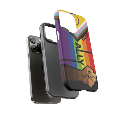 Ally Phone Case - Openly: Ally Design for LGBTQ+ & BIPOC Supporters